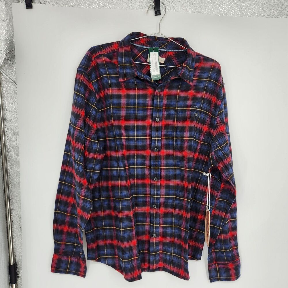 Fair Harbor Red‎ XL Seaside Lightweight Flannel NWT